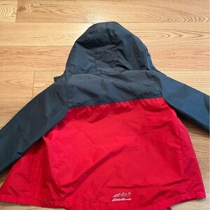 Eddie Bauer kids medium 10/12 raincoat used once, red and gray